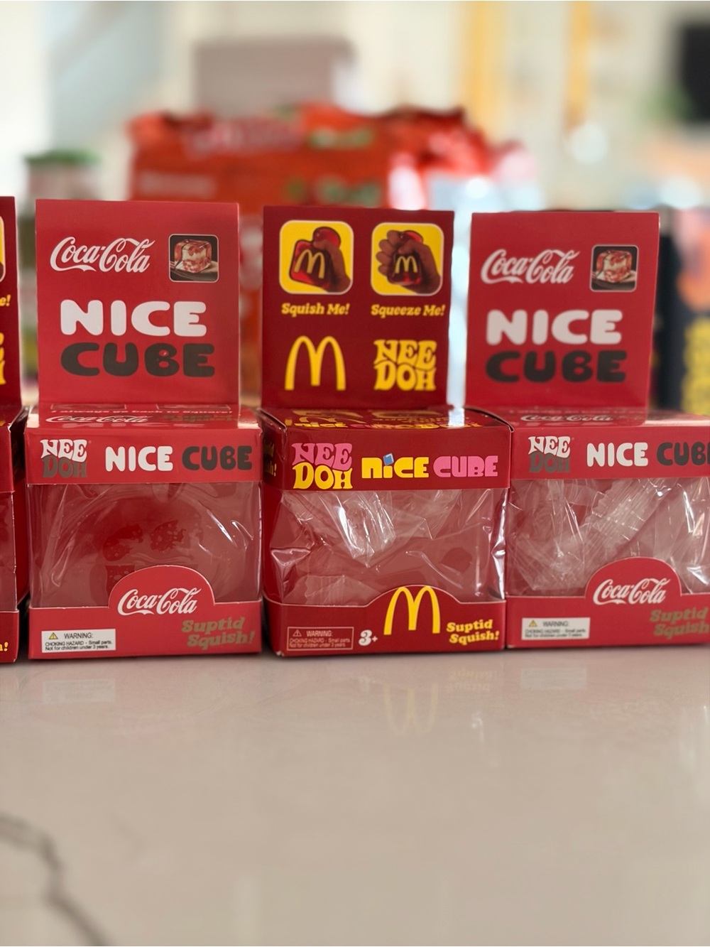 NeeDoh McDonald’s Coca Cola RARE Nice Cube Super Solid Squish - NWT Brand New